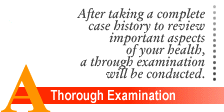 A thorough examination.